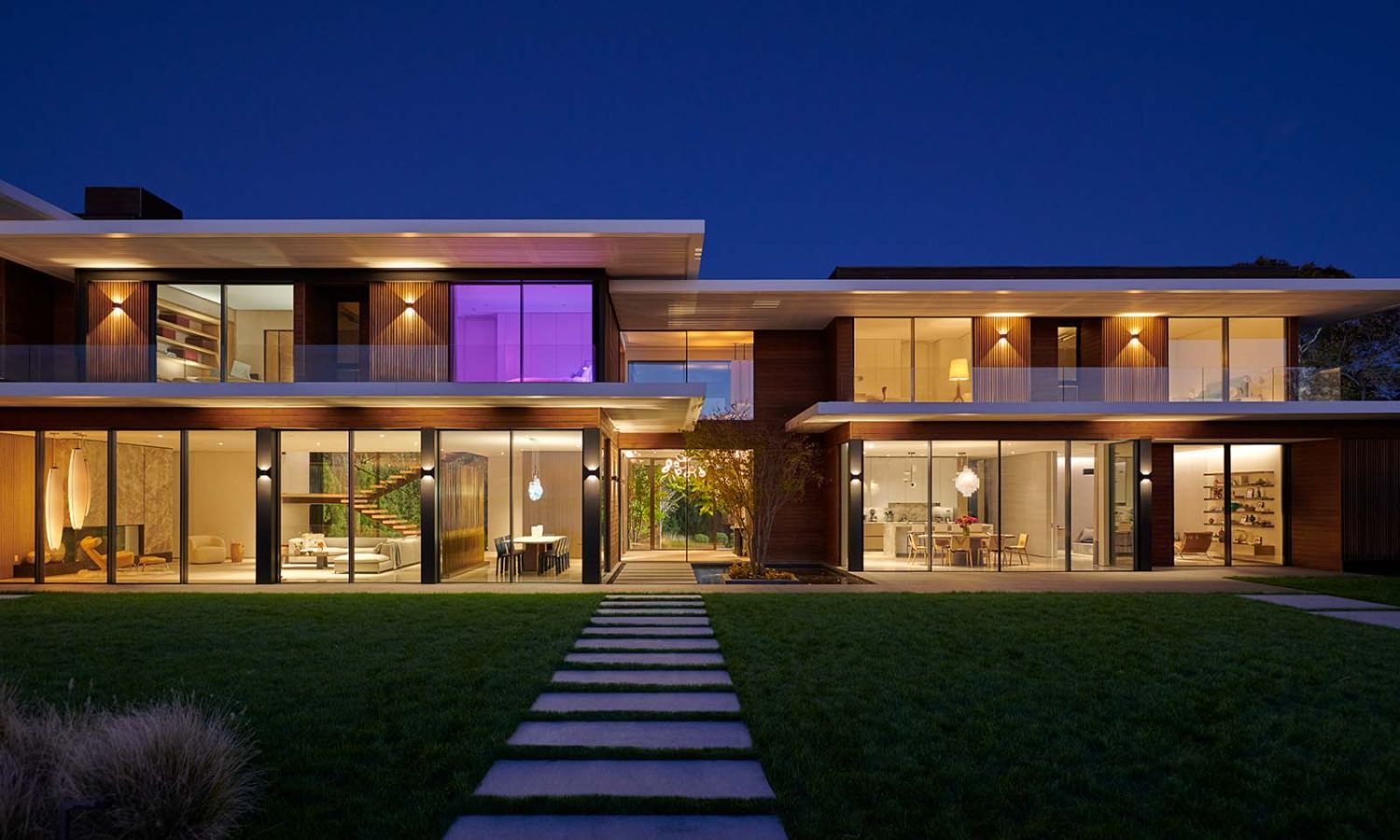 light fixtures in a home dimly lit