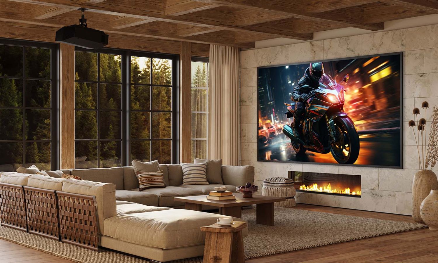 beautiful golden toned sony home theater