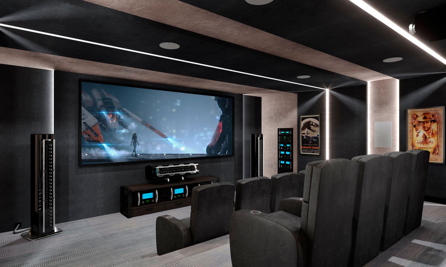 beautiful golden toned sony home theater