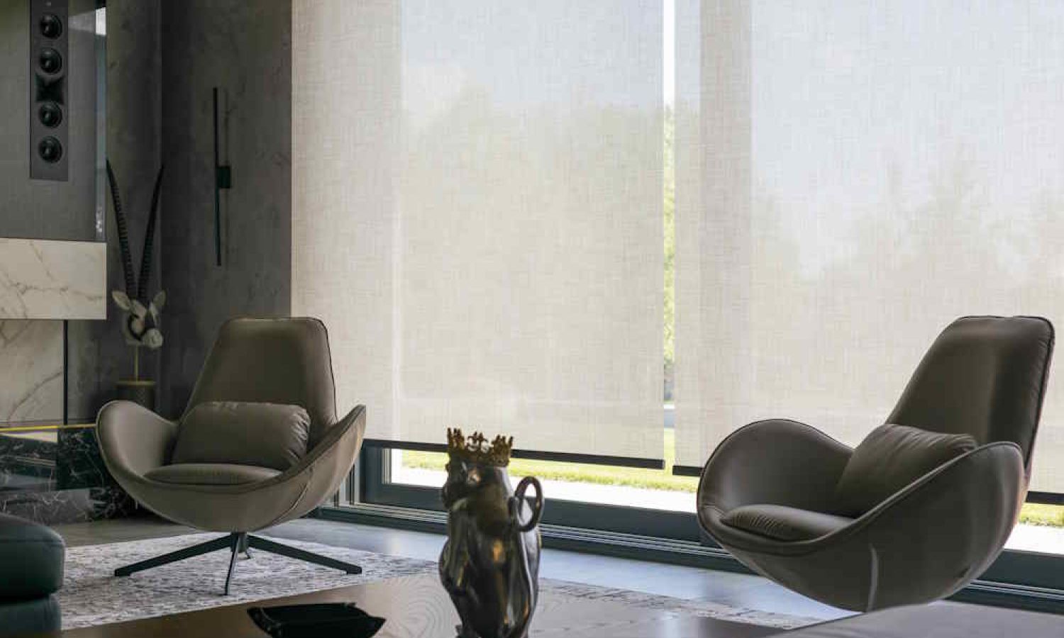 light fixtures in a home dimly lit